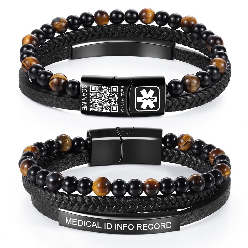 Natural Tiger Eye Stone Medica - Health Wellness Bracelet recension och pris