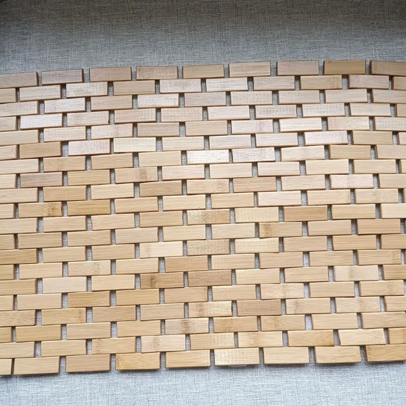 Natural Bamboo Wood Bath Mat B - Bamboo Bath Mat recension och pris