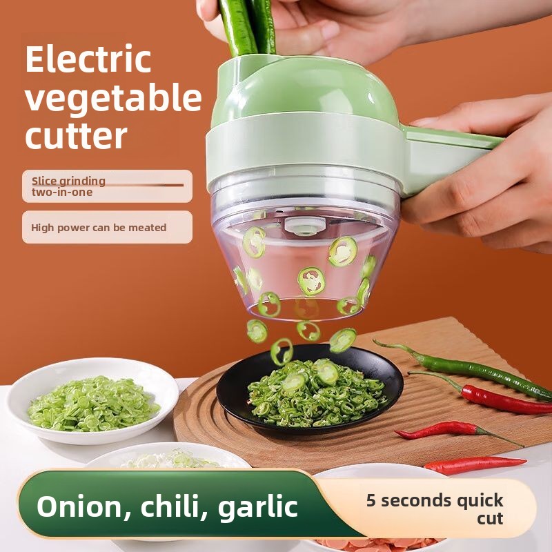 4In1 Electric Vegetable Cutter - Health Wellness Lifestyle recension och pris