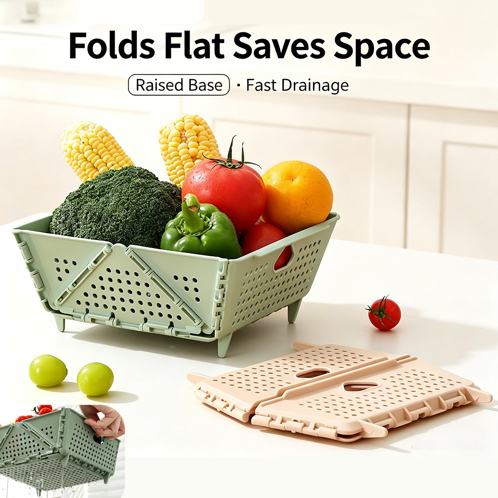 Foldable Fruit Vegetable Drain - Health Wellness Lifestyle recension och pris